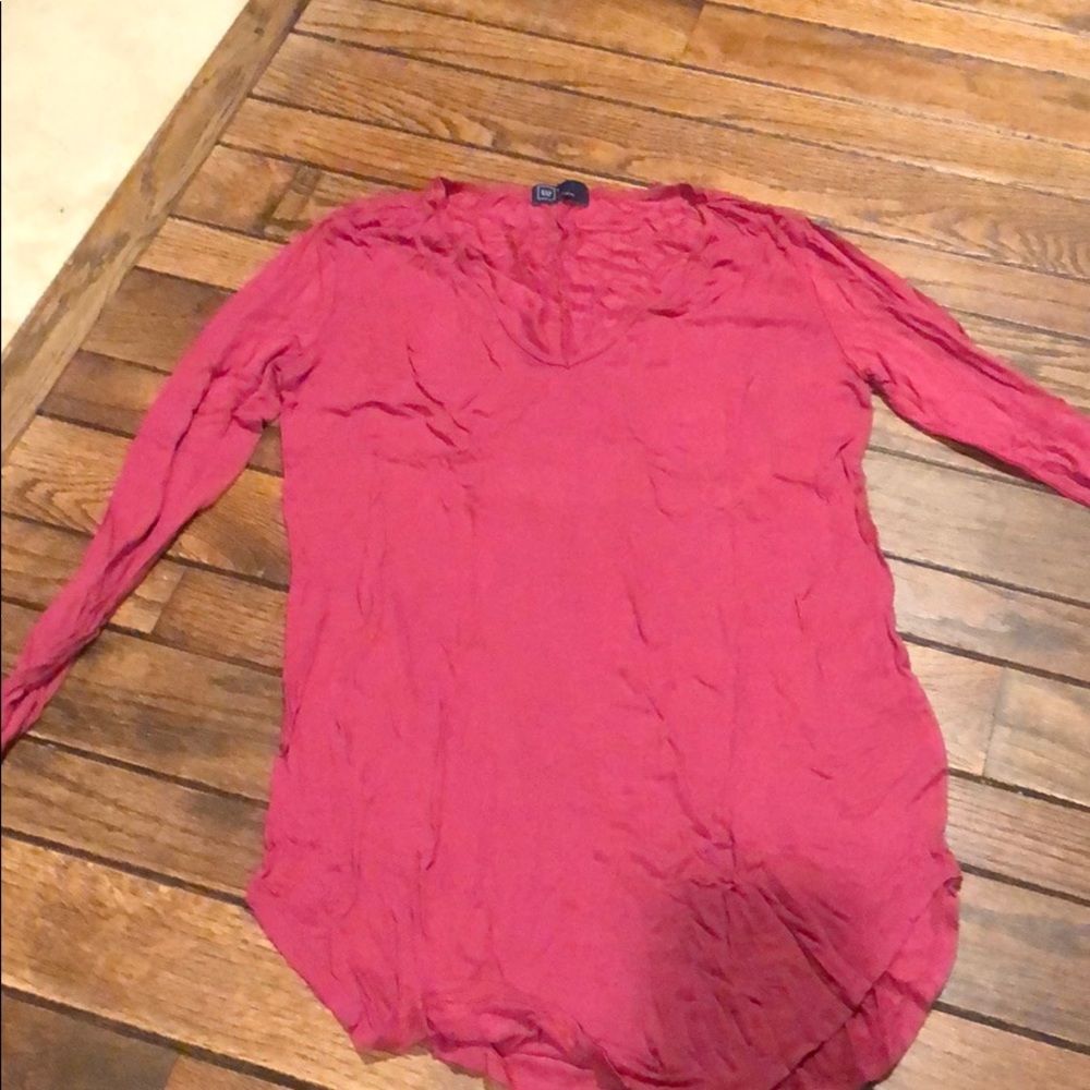 Pink long sleeve tee